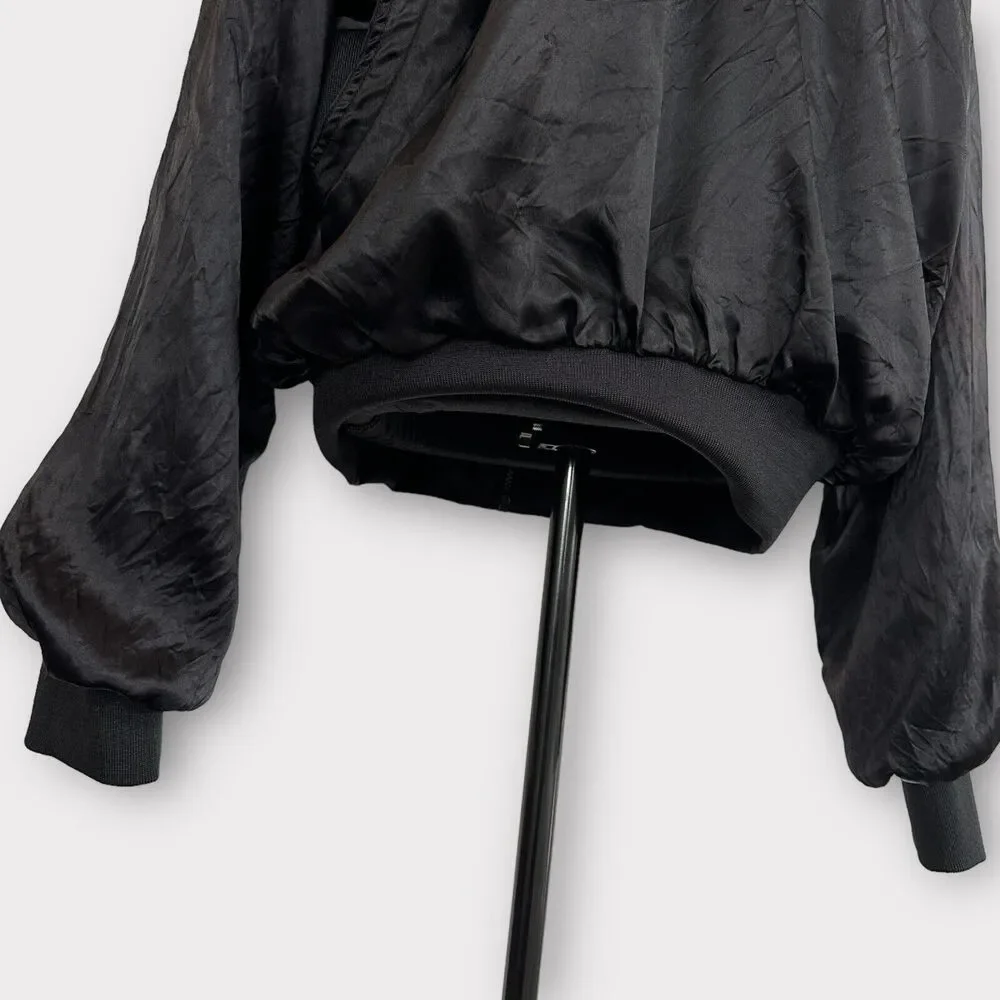 Vintage Four Queens Las Vegas Hotel Casino Women's Black Jacket Size XL W/ Flaws